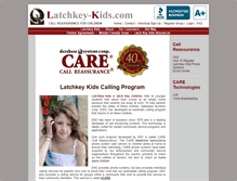 Tablet Screenshot of latchkey-kids.com